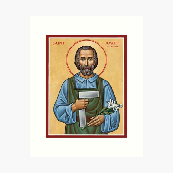 Item preview, Saint Joseph the worker, San Giuseppe, St Joseph designed and sold by AMDG Line.