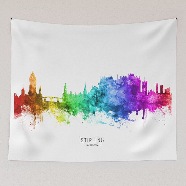 Item preview, Stirling Scotland Skyline designed and sold by ArtPrints.