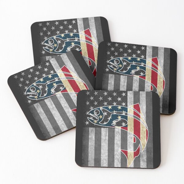 Item preview, American fish vintage flag designed and sold by erozzz.