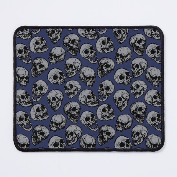 Item preview, Vintage apothecary skulls blue designed and sold by Kiera-Docherty.