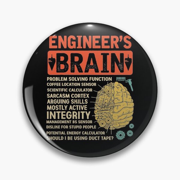 Item preview, Engineer's Brain Problem Solving Process Engineering T-Shirt designed and sold by BartonRich.