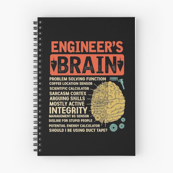 Item preview, Engineer's Brain Problem Solving Process Engineering T-Shirt designed and sold by BartonRich.