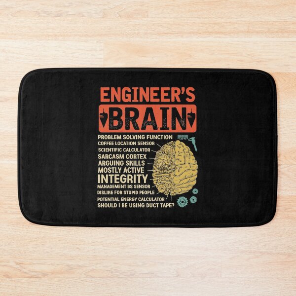 Item preview, Engineer's Brain Problem Solving Process Engineering T-Shirt designed and sold by BartonRich.