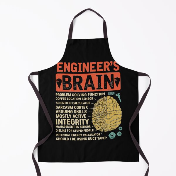 Item preview, Engineer's Brain Problem Solving Process Engineering T-Shirt designed and sold by BartonRich.