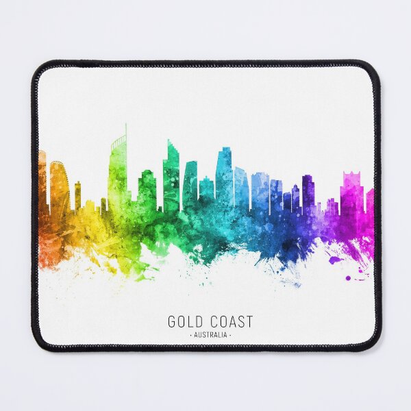 Item preview, Gold Coast Australia Skyline designed and sold by ArtPrints.