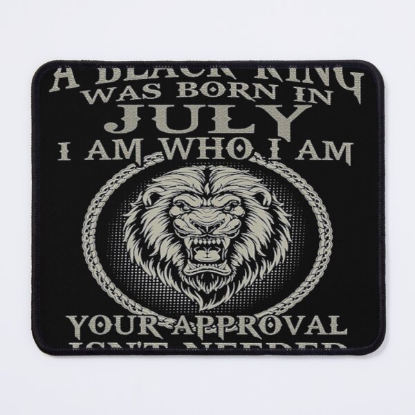 Item preview, A black king was born in july i am who lion birthday designed and sold by BitieloGold24K.