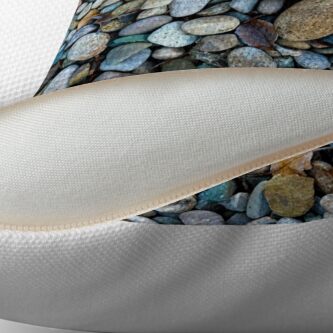 Alternate view of Idaho River Rocks Floor Pillow