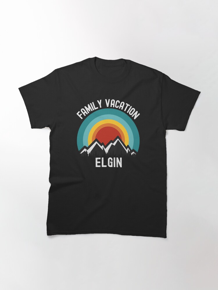 Alternate view of Elgin Family Vacation Matching Outfit Classic T-Shirt