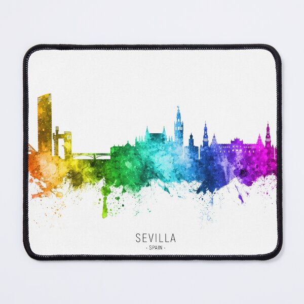 Item preview, Sevilla Spain Skyline designed and sold by ArtPrints.