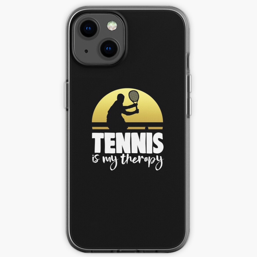 Tennis Is My Therapy iPhone Case