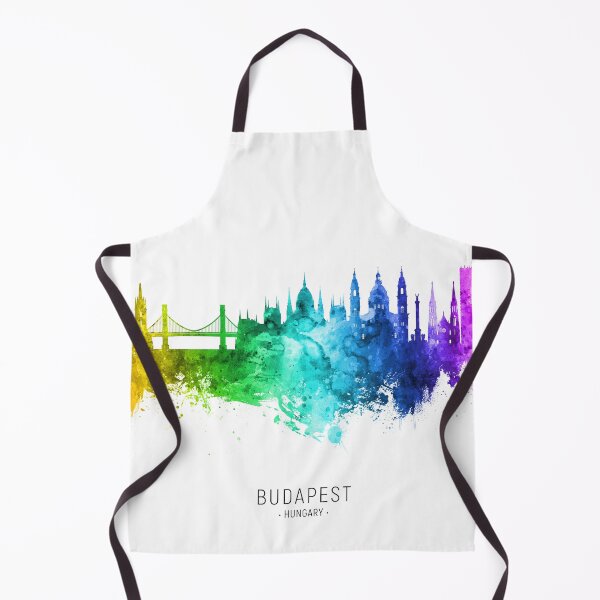 Item preview, Budapest Hungary Skyline designed and sold by ArtPrints.
