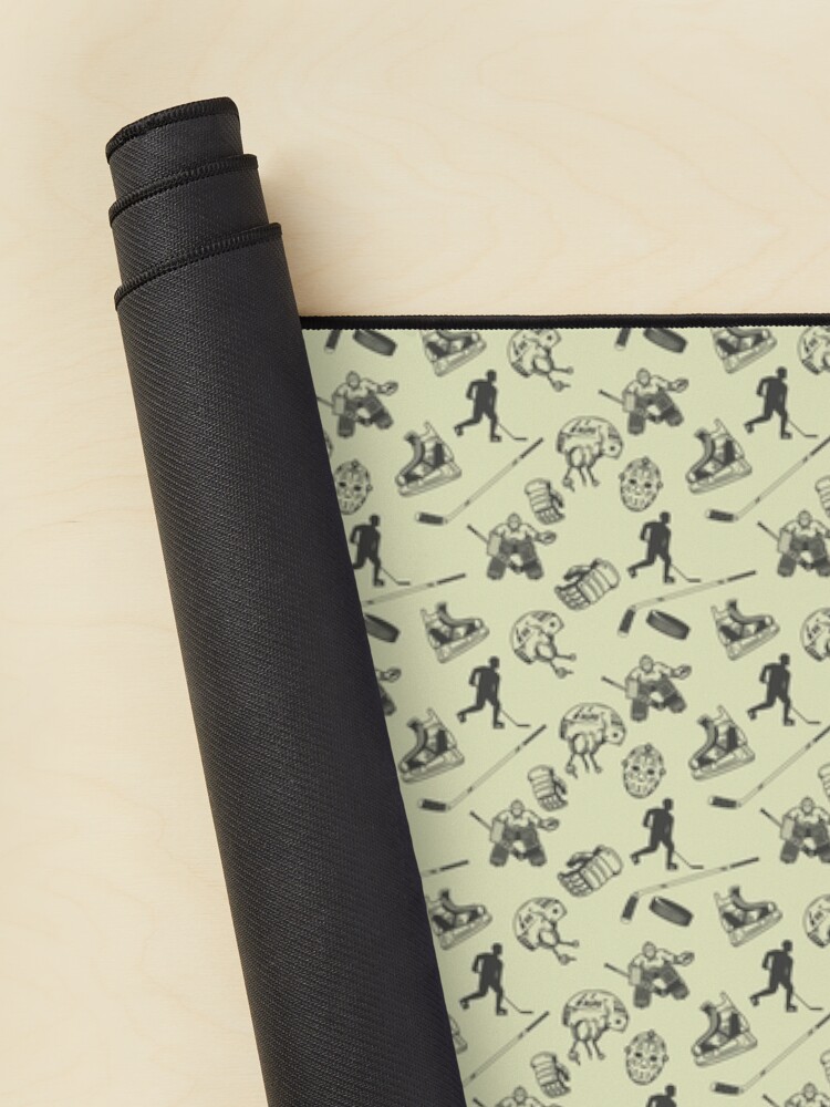 Alternate view of Vintage Hockey Pattern Mouse Pad