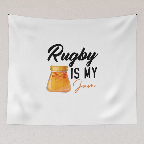 Item preview, Rugby Is My Jam designed and sold by medbdj.