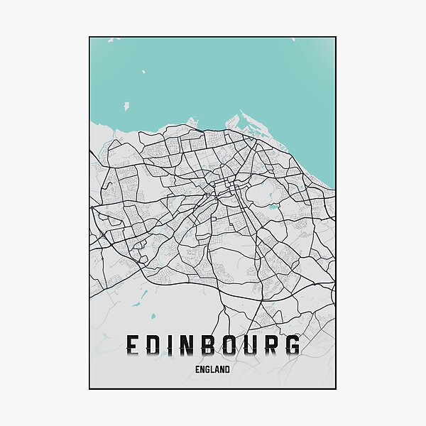 Item preview, Edinbourg map uk designed and sold by PostersProf1.