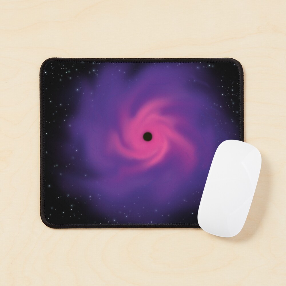 Purple wormhole Mouse Pad