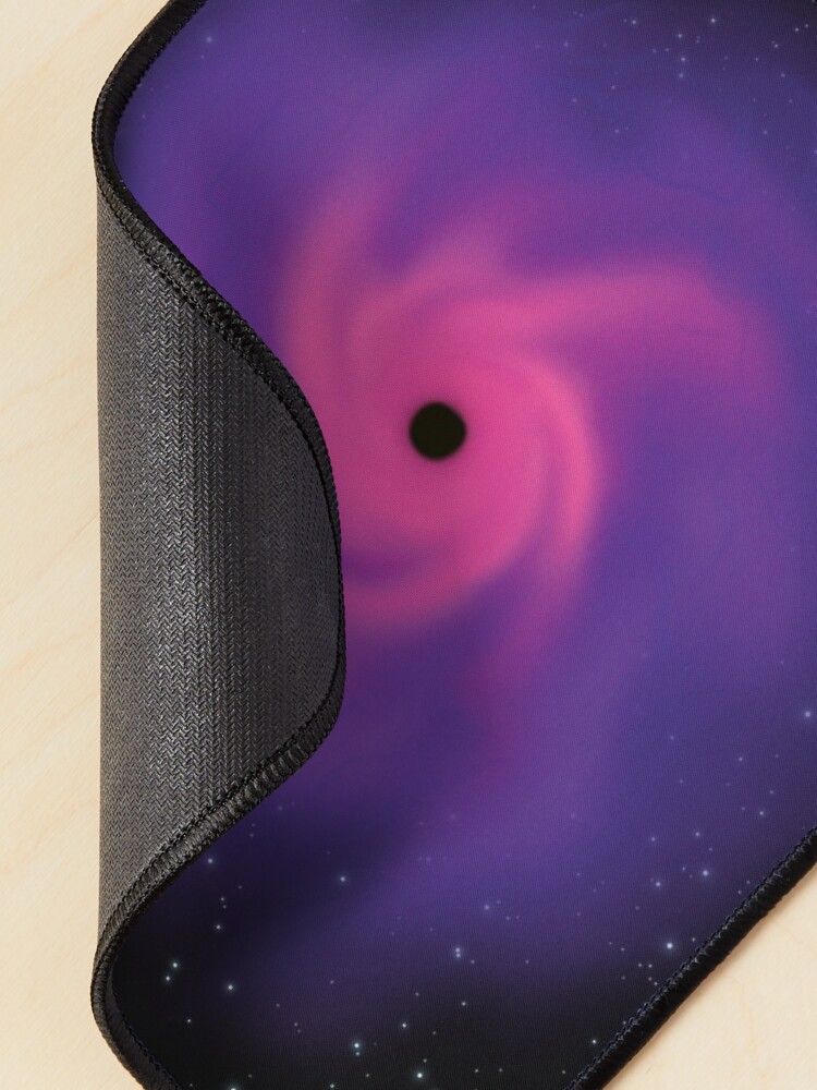 Alternate view of Purple wormhole Mouse Pad
