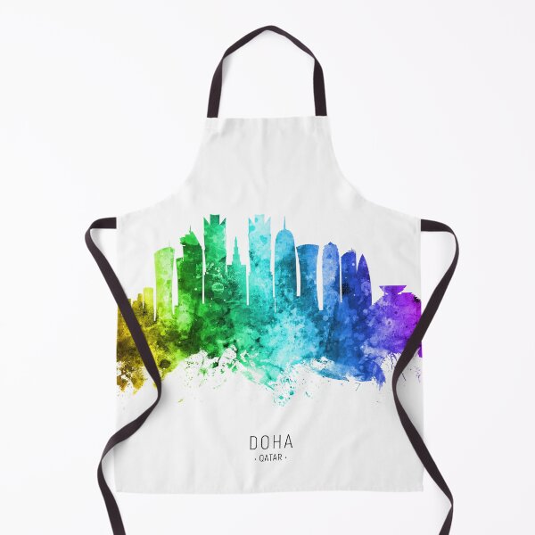 Item preview, Doha Qatar Skyline designed and sold by ArtPrints.