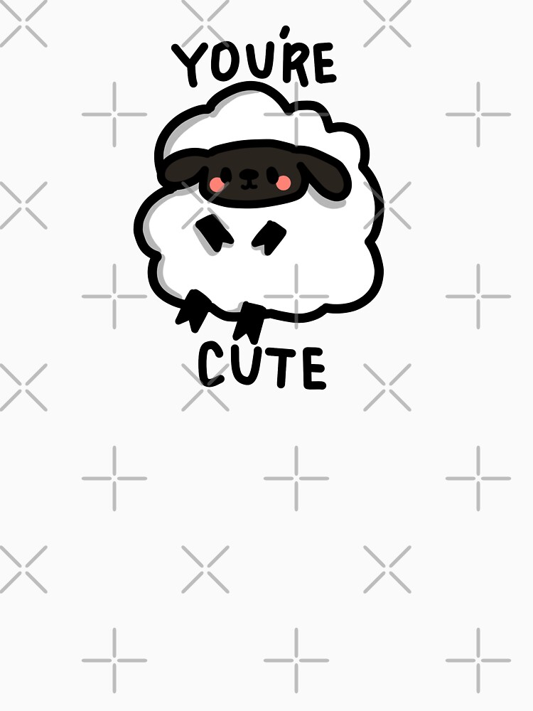 kawaii white sheep - You're Cute by GLwithUs
