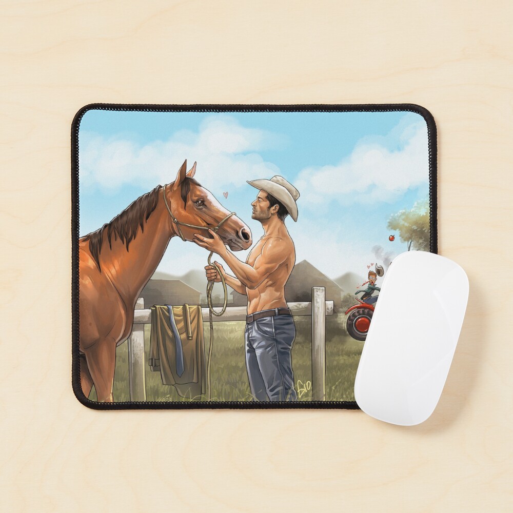 Destiel on ranch Mouse Pad