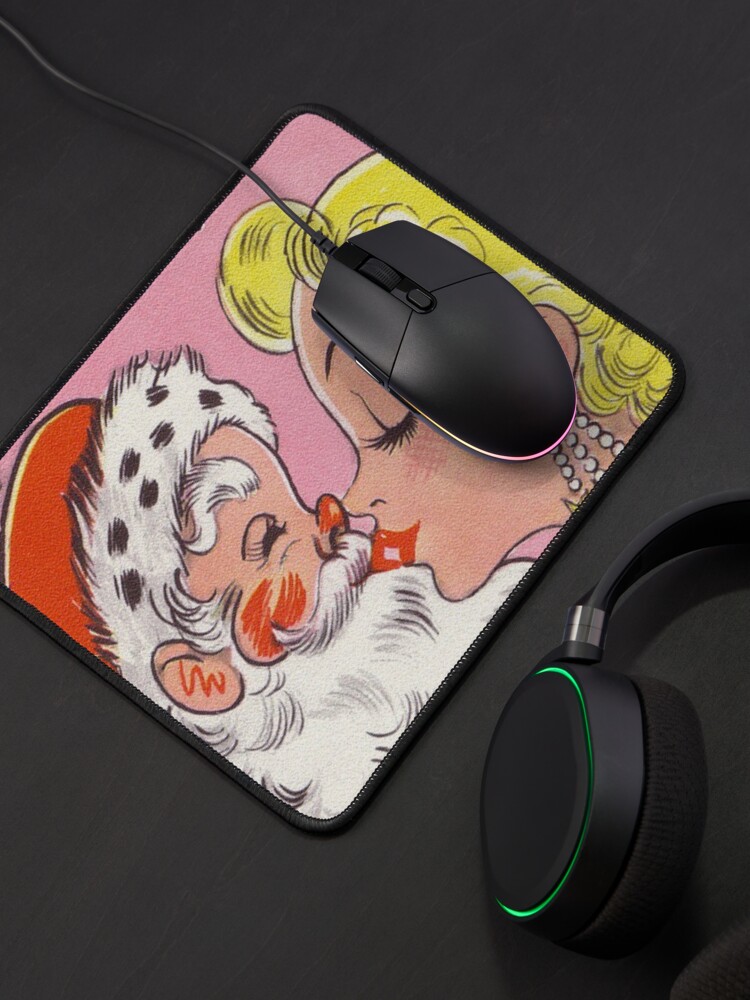 Alternate view of Vintage Merry Kissmus! Mouse Pad