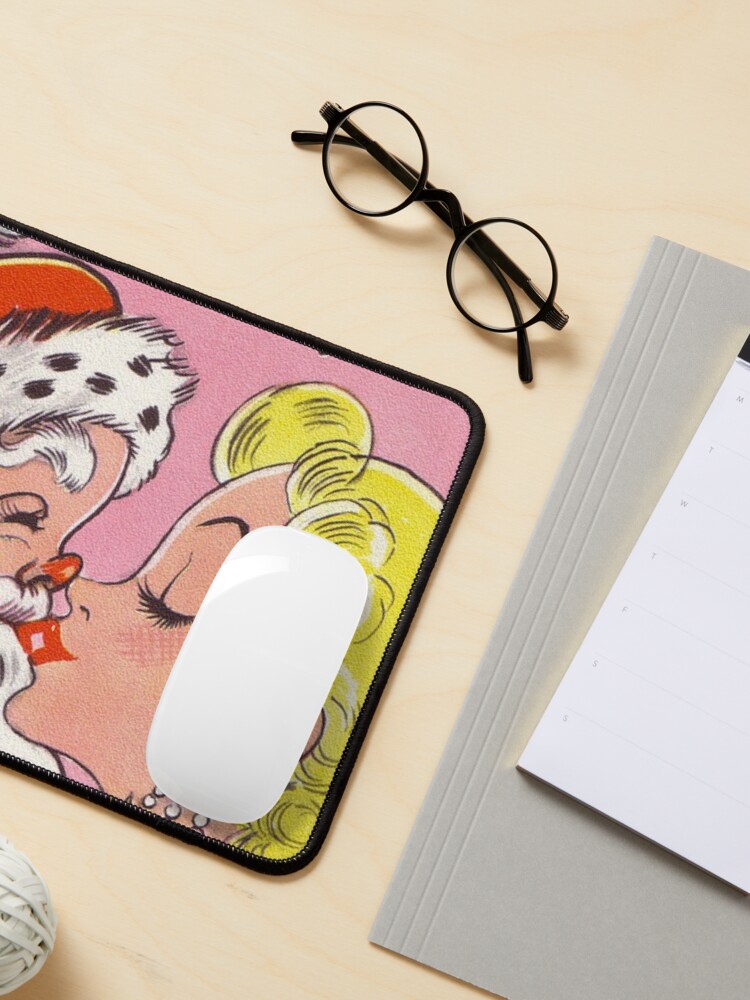 Alternate view of Vintage Merry Kissmus! Mouse Pad