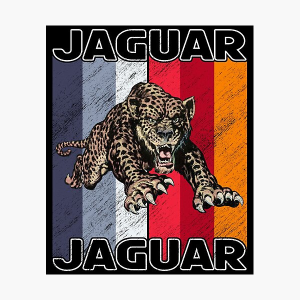 Item preview, Vintage Jaguar Retro Panther Feline Onca designed and sold by TheAplus.