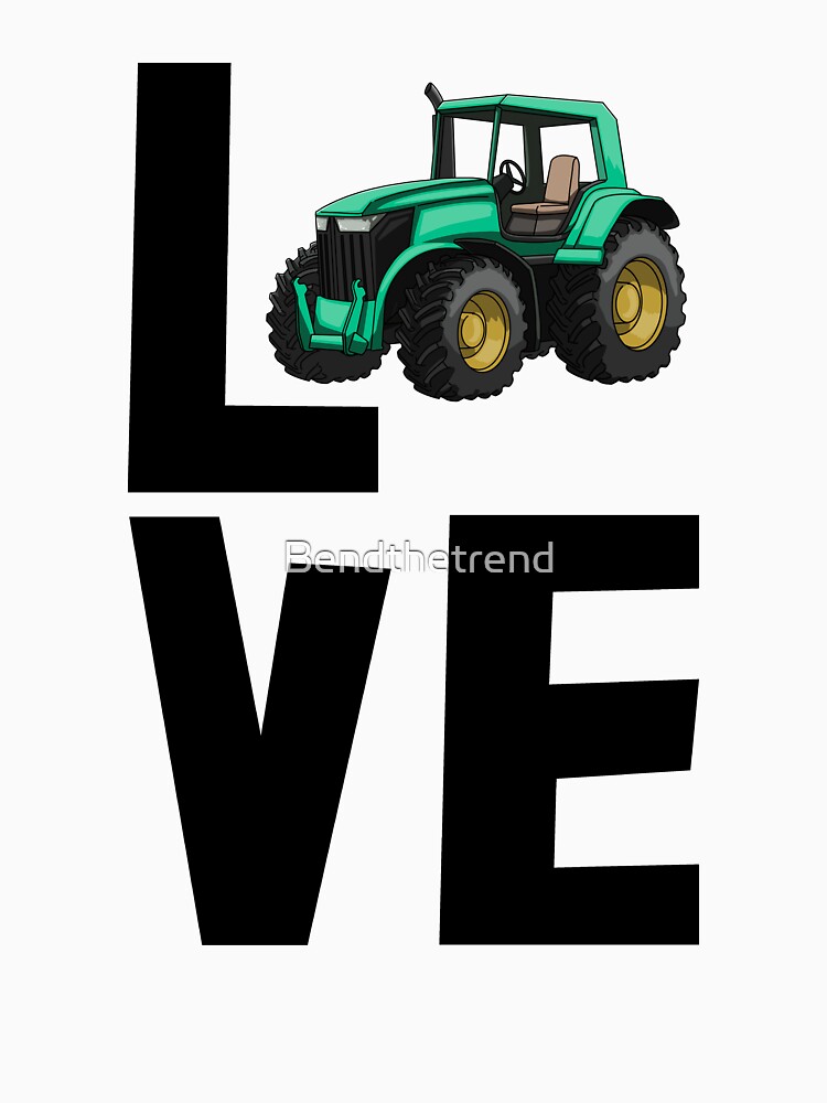 Love Farmer Tractor by Bendthetrend