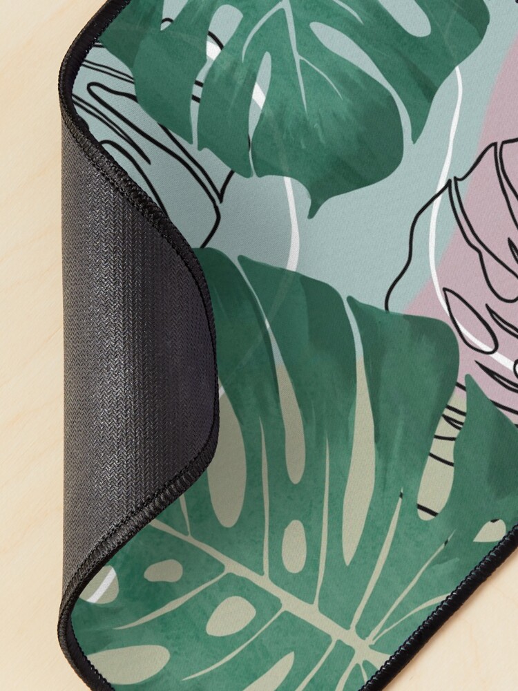 Alternate view of Beautiful, Delicious Monster Leaf Mouse Pad