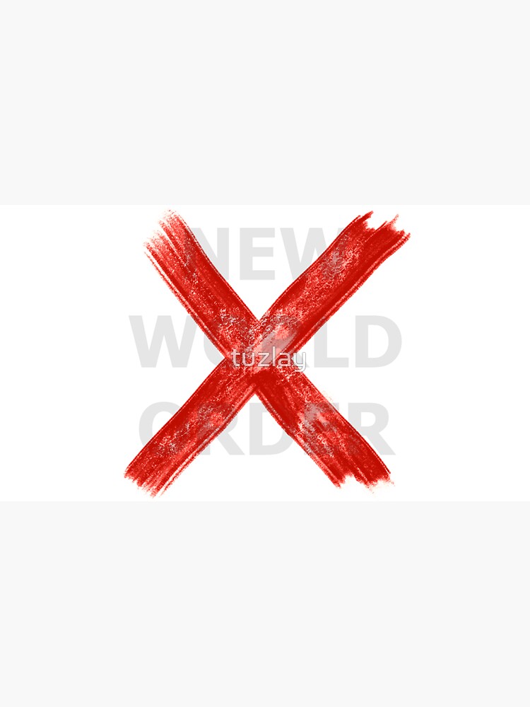 NO NEW WORLD ORDER (on dark) by tuzlay