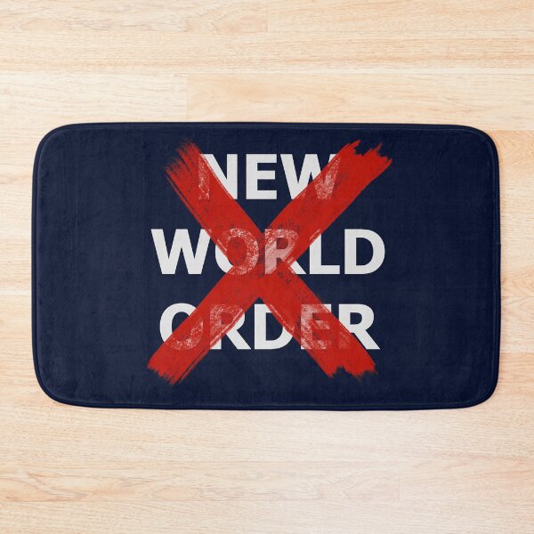 Item preview, NO NEW WORLD ORDER (on dark) designed and sold by tuzlay.