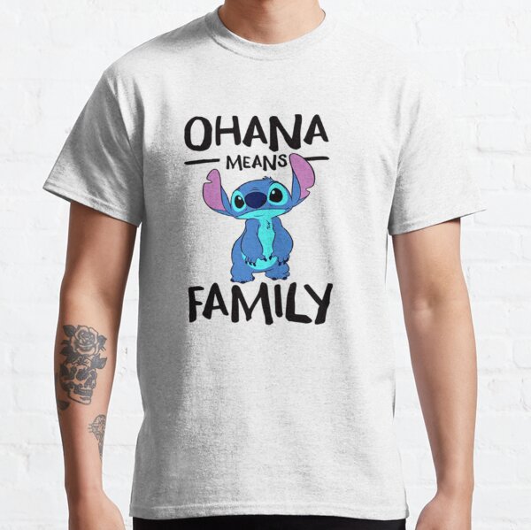 N&A Ohana Means Family 6 Big Size Womens T-Shirt 