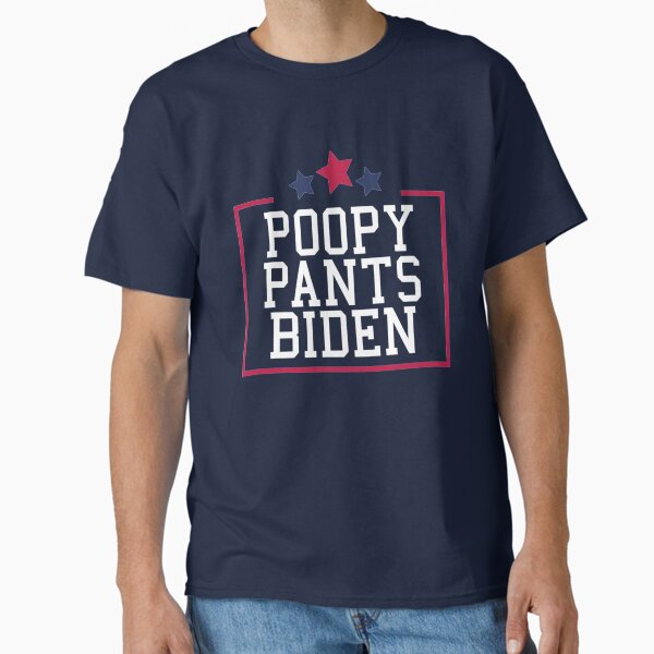 Vista previa del artículo con la obra «Pantalones divertidos Poopy Biden», diseñado y vendido por edseljones.