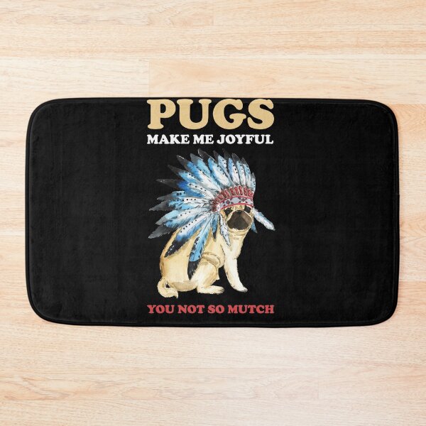Item preview, PUGS MAKE ME JOYFUL designed and sold by fatshirt.