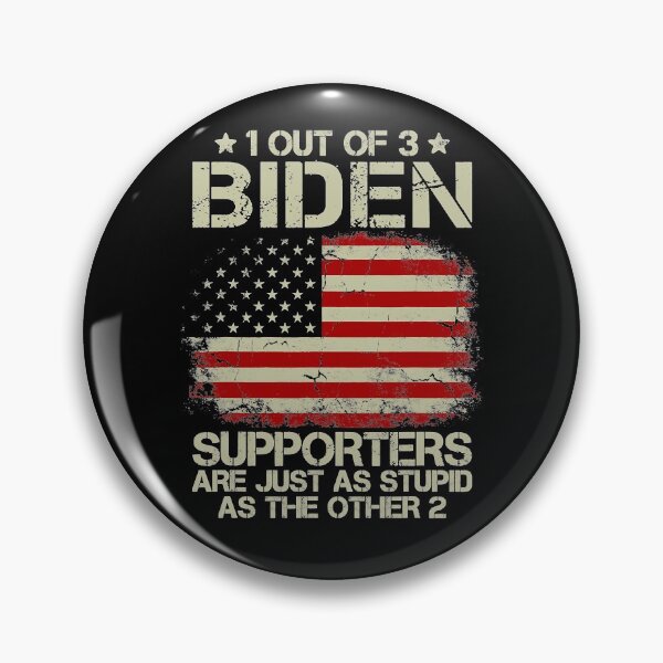 Item preview, 1 Out Of 3 Biden Supporters Are As Stupid As The Other 2 T-Shirt designed and sold by BartonRich.