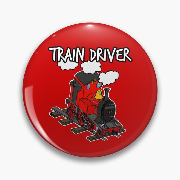 Item preview, Train Driver Steam Locomotive Rail Enthusiasts (Red) designed and sold by doodlerob.
