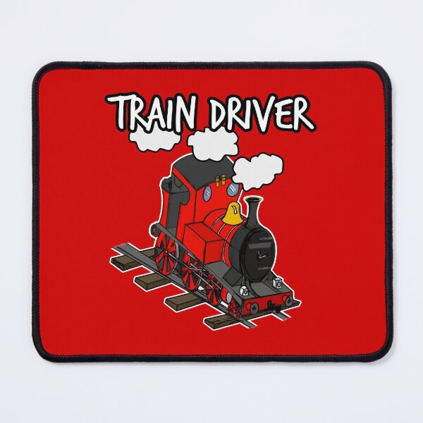 Item preview, Train Driver Steam Locomotive Rail Enthusiasts (Red) designed and sold by doodlerob.