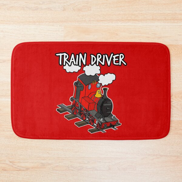 Item preview, Train Driver Steam Locomotive Rail Enthusiasts (Red) designed and sold by doodlerob.
