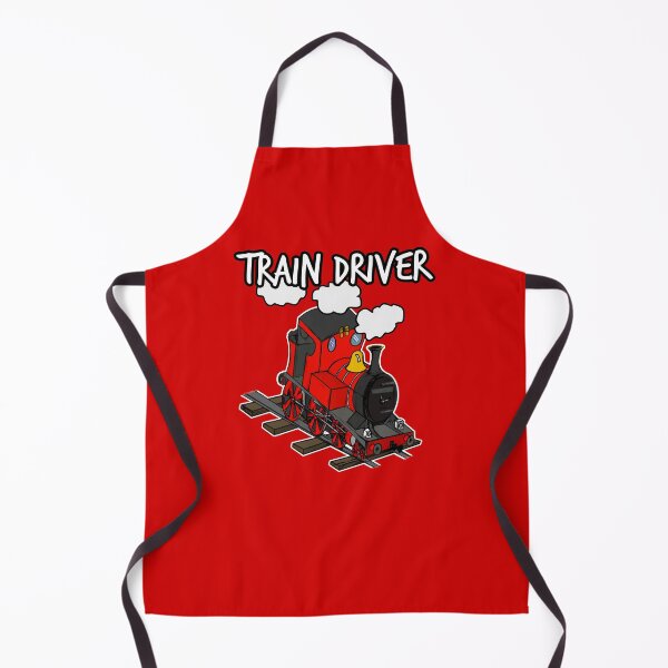 Item preview, Train Driver Steam Locomotive Rail Enthusiasts (Red) designed and sold by doodlerob.