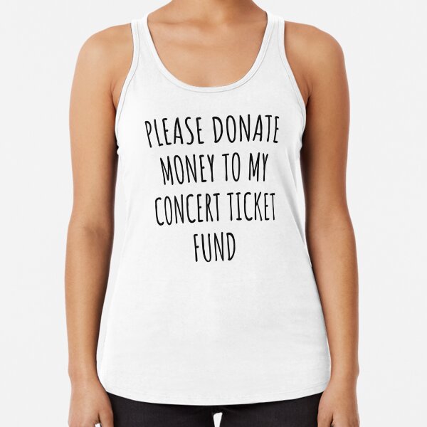 Please donate money to my concert ticket fund Sticker for Sale by SaminBin