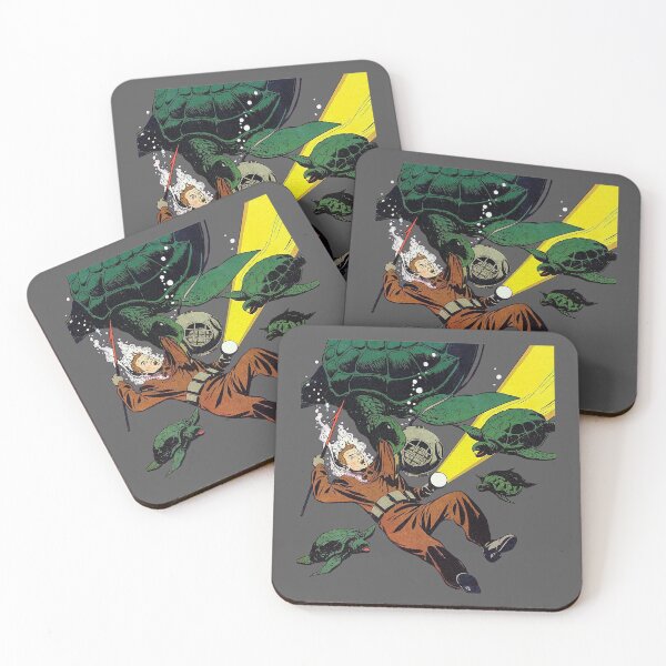 Item preview, Vintage Marine Turtles Retro Leatherbacks Saltwater Turtle designed and sold by TheAplus.