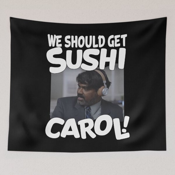 Item preview, We Should Get Sushi Carol, sushi lover designed and sold by AllboutTeesigns.