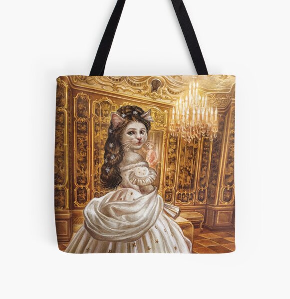 10 Wands - "Sissicat" All Over Print Tote Bag