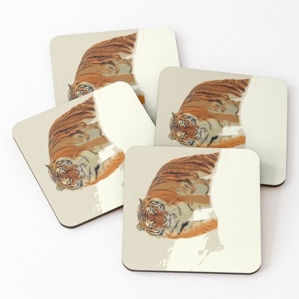 Item preview, Tigre siberiano branco designed and sold by Art Store Stickers.