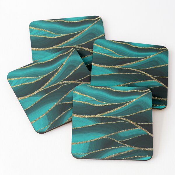 Item preview, Faux Teal Ocean Marble designed and sold by MysticMarble.
