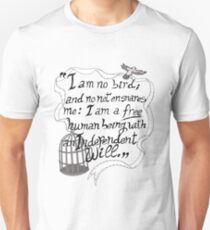 I am no bird // Jane Eyre Unisex T-Shirt