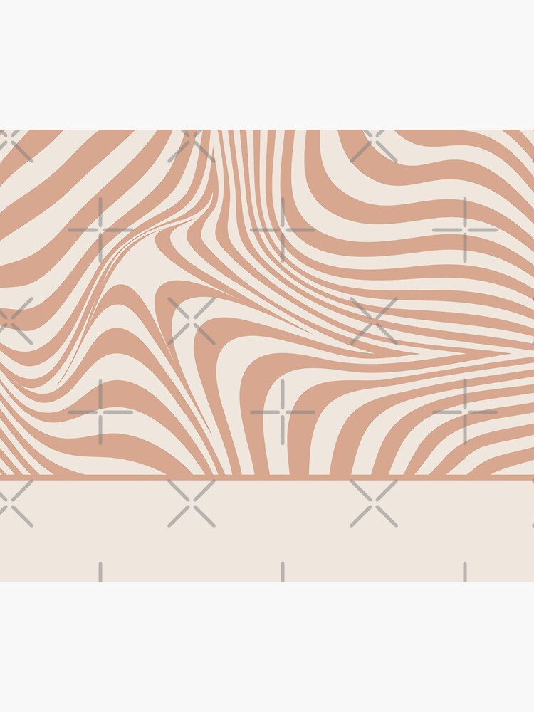 Pattern beige and white wavy by soycarola