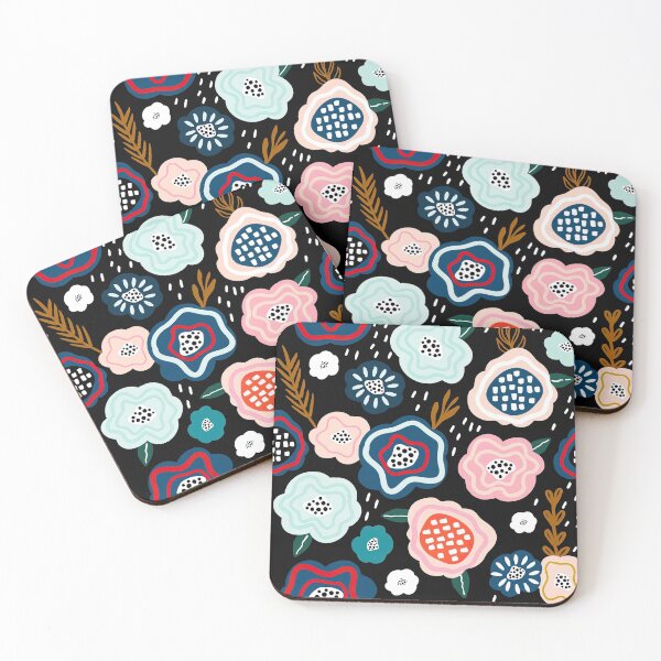 Item preview, Daisy Flower Pattern, Decorative Flowers in Scandinavian Style designed and sold by graphic-genie.