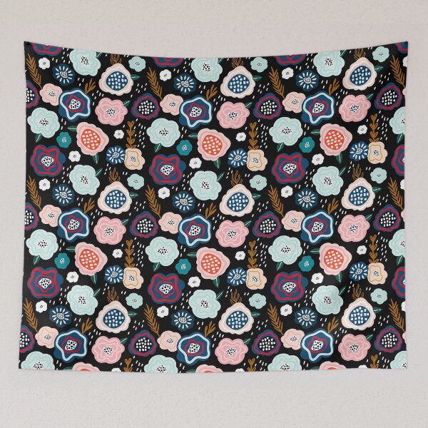 Item preview, Daisy Flower Pattern, Decorative Flowers in Scandinavian Style designed and sold by graphic-genie.