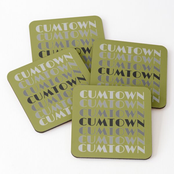 Item preview, Cum Town in Black and Grey designed and sold by VillaACA.