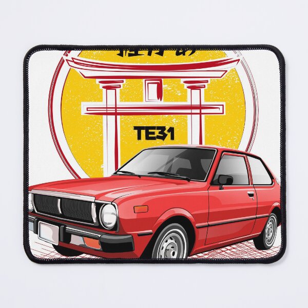Item preview, TE31 TOYOTA COROLLA SEDAN RETRO drift TSHIRT designed and sold by Puertorican21.